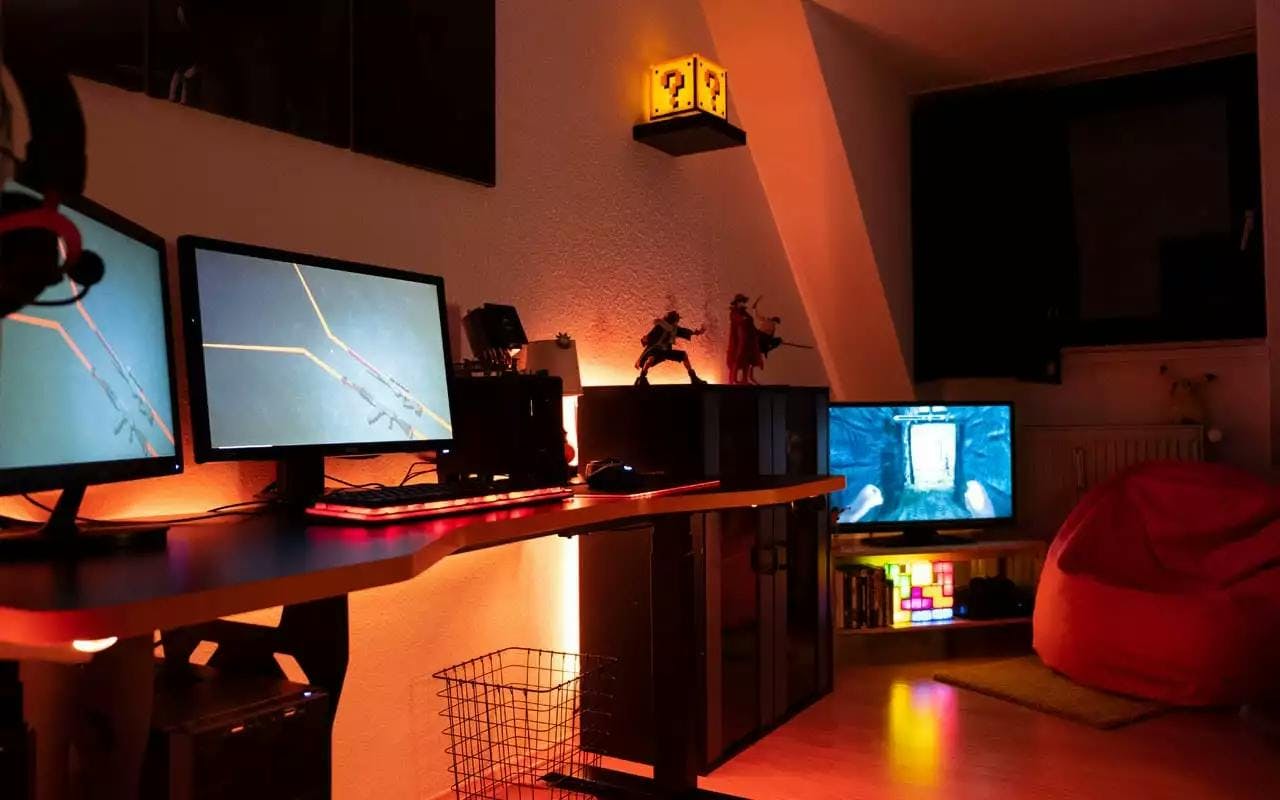 Gaming room setup in 7 steps - For PC & Console Gamers | LeetDesk ...