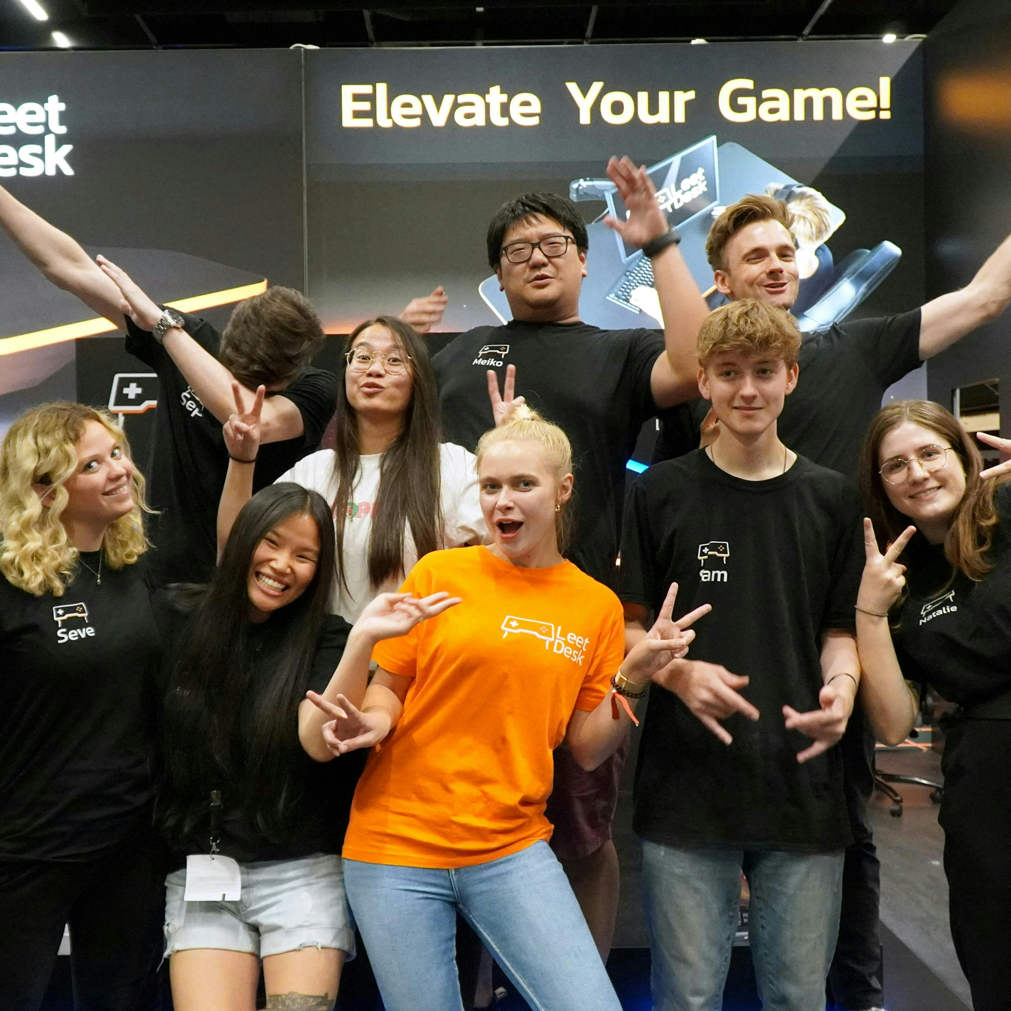 LeetDesk Team at Gamescom 2022