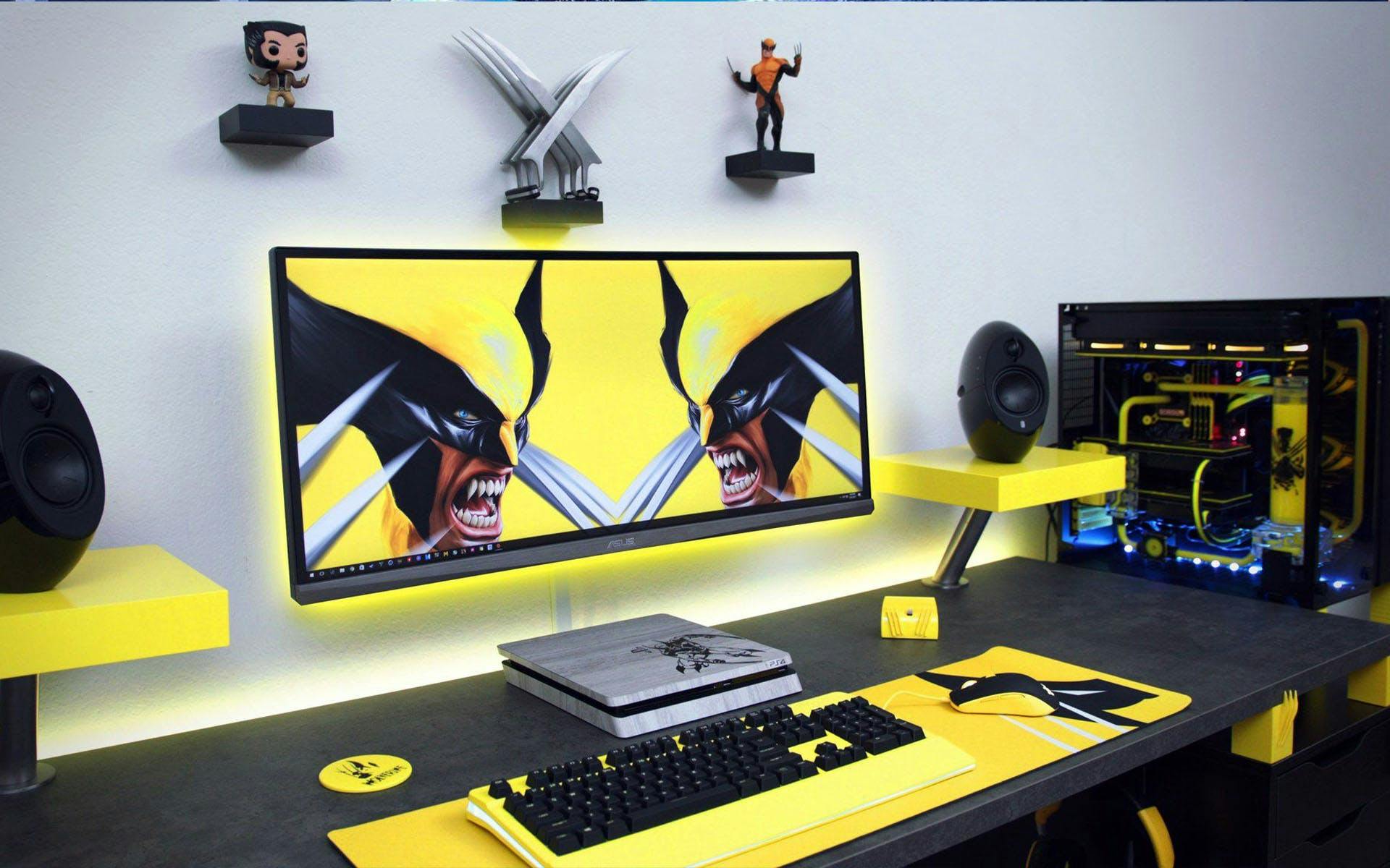Wolverine Gaming Setup Room