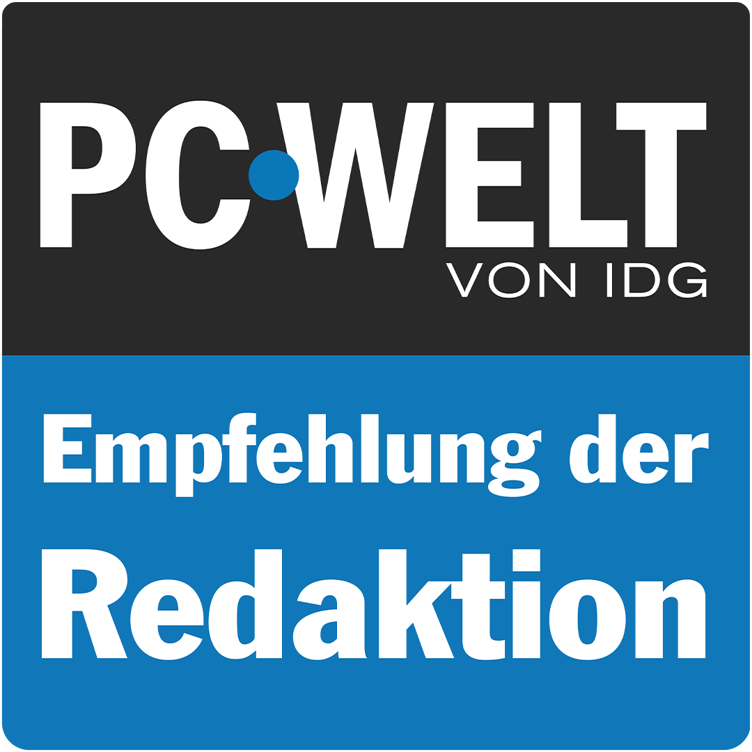 The white gaming desks are recommended by the editors of PC Welt