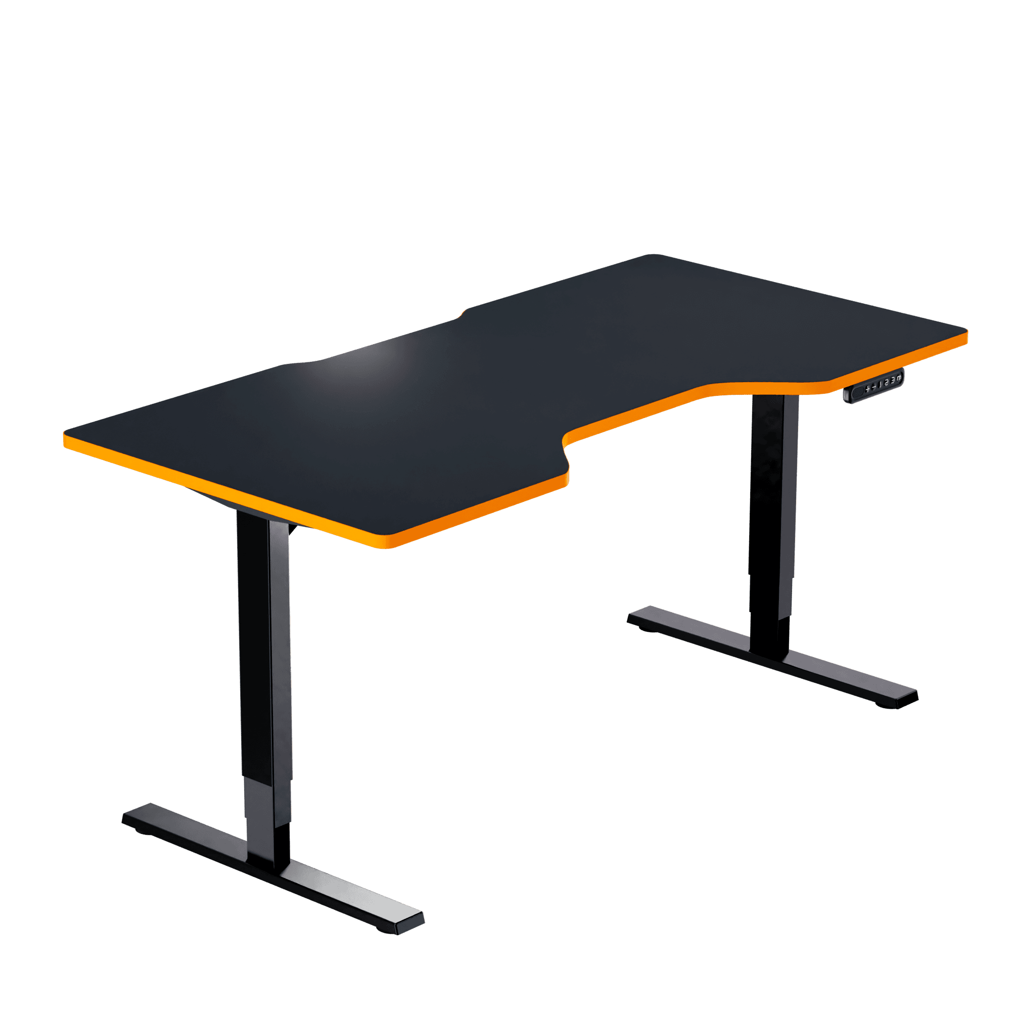 LeetDesk Dark Pro Black Gaming Desk LeetDesk